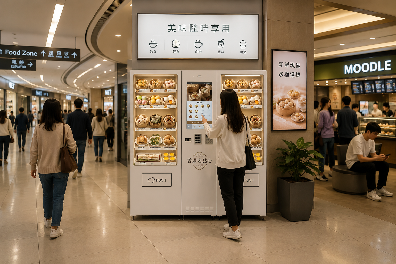 百货公司贩卖机、商场智能贩卖机、智慧零售设备